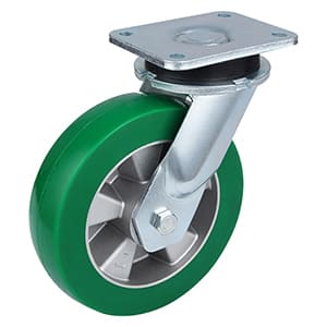 Extra Heavy Duty Elastic Polyurethane Swivel Castors from Taishan Sale