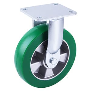 Extra Heavy Duty Elastic Polyurethane Fixed Castors