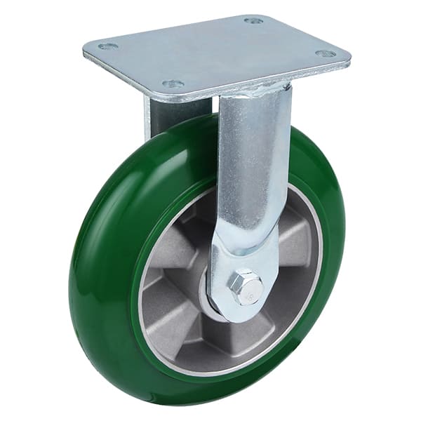 Extra Heavy Load Round Elastic Polyurethane Rigid Castors