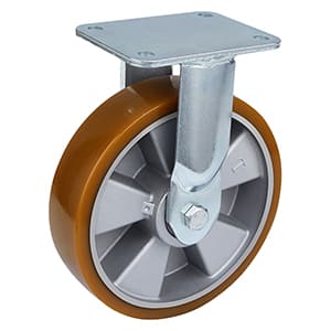 Extra Heavy Load Casting Polyurethane Fixed Castor Wheels