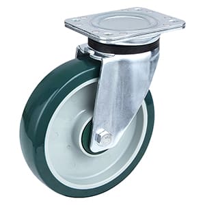 Heavy Weight Injection Polyurethane Swivel Castors Taishan Manufacturer