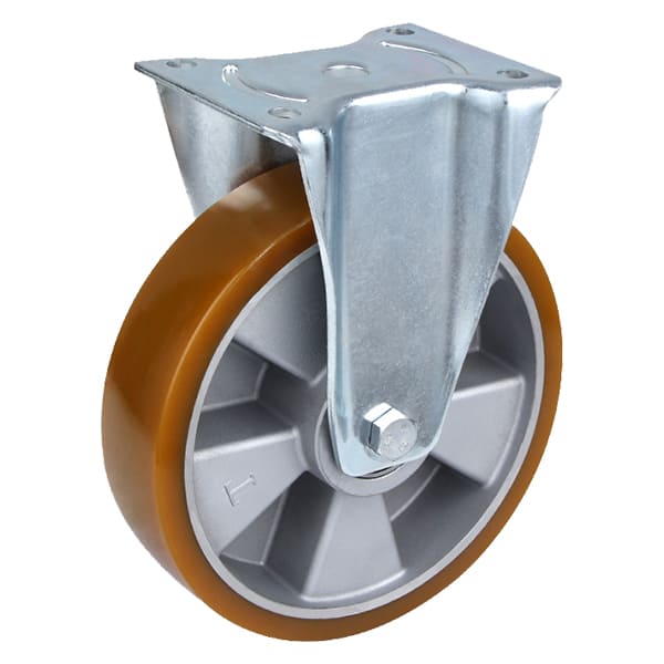 Heavy Capacity Cast Polyurethane Fixed 500kg Castor Wheels Taishan Manufacturer