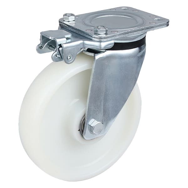 Heavy Duty Injection Nylon Directional Lock Castors Wholesale Price