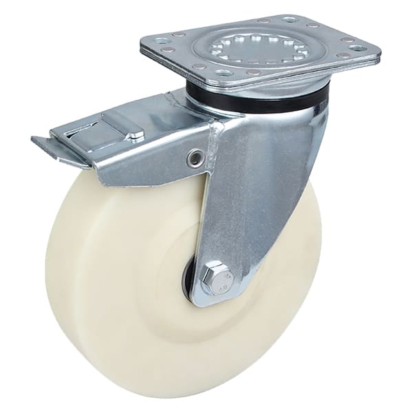 Heavy Load Casting Nylon Total Braked Castor Wheels from China Manufacturer