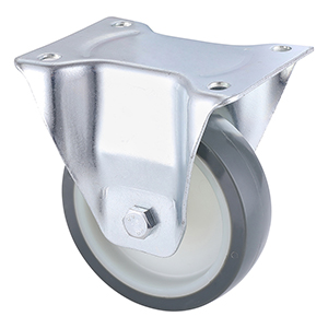 Top Industrial Grey Thermoplastic Polyurethane Fixed Castors Taishn Company