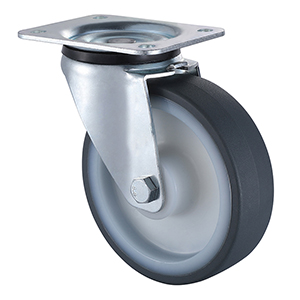 Industry Leading Industrial Grey Thermoplastic Polyurethane Swivel Castors Wholesaler
