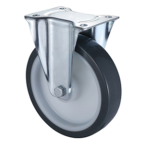 Best Industrial Grey Polyurethane Fixed Castors Taishan Factory