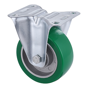 Excellent Quality Industrial  Elastic Polyurethane Rigid Castors China Supplier