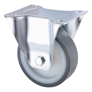 Best Industrial Grey Thermoplastic Polyurethane Fixed Castors Sourcing