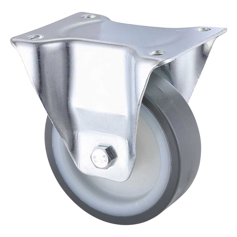 Best Industrial Grey Thermoplastic Polyurethane Fixed Castors Sourcing