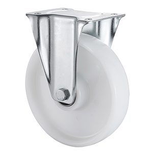 Industry Leading White Fixed Nylon Castor Customize