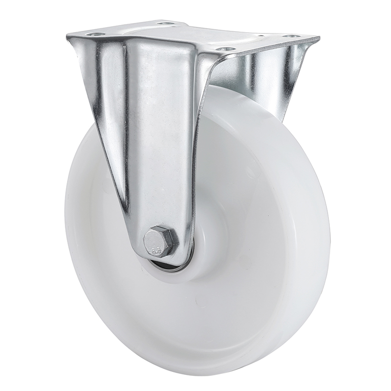 Industry Leading White Fixed Nylon Castor Customize