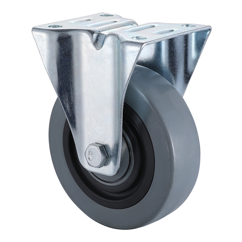 Top Grey Nylon Sandwich castors with Fixed Exporter