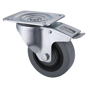 Best Grey Nylon Sandwich Total Brake castors Distributor