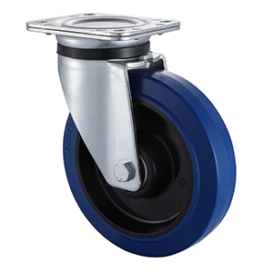Taishan Heavy Duty Elastic Rubber Swivel Castor from Taishan Manufacturer