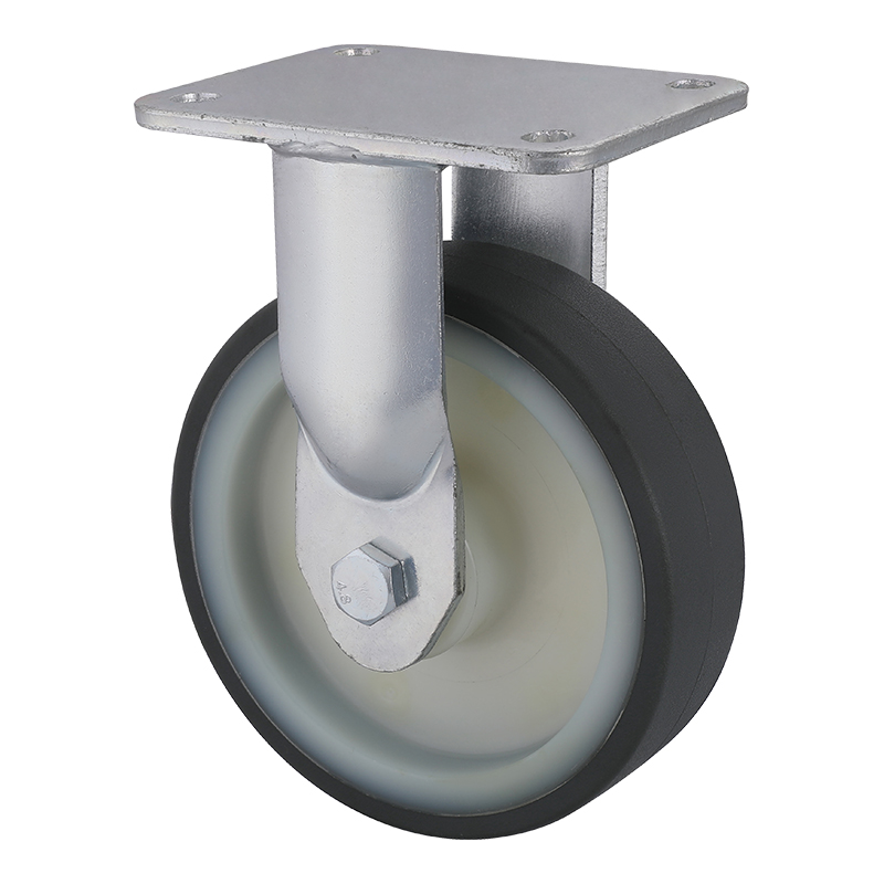 Top Heavy Weight Grey Thermoplastic Polyurethane Fixed Castors Wholesale