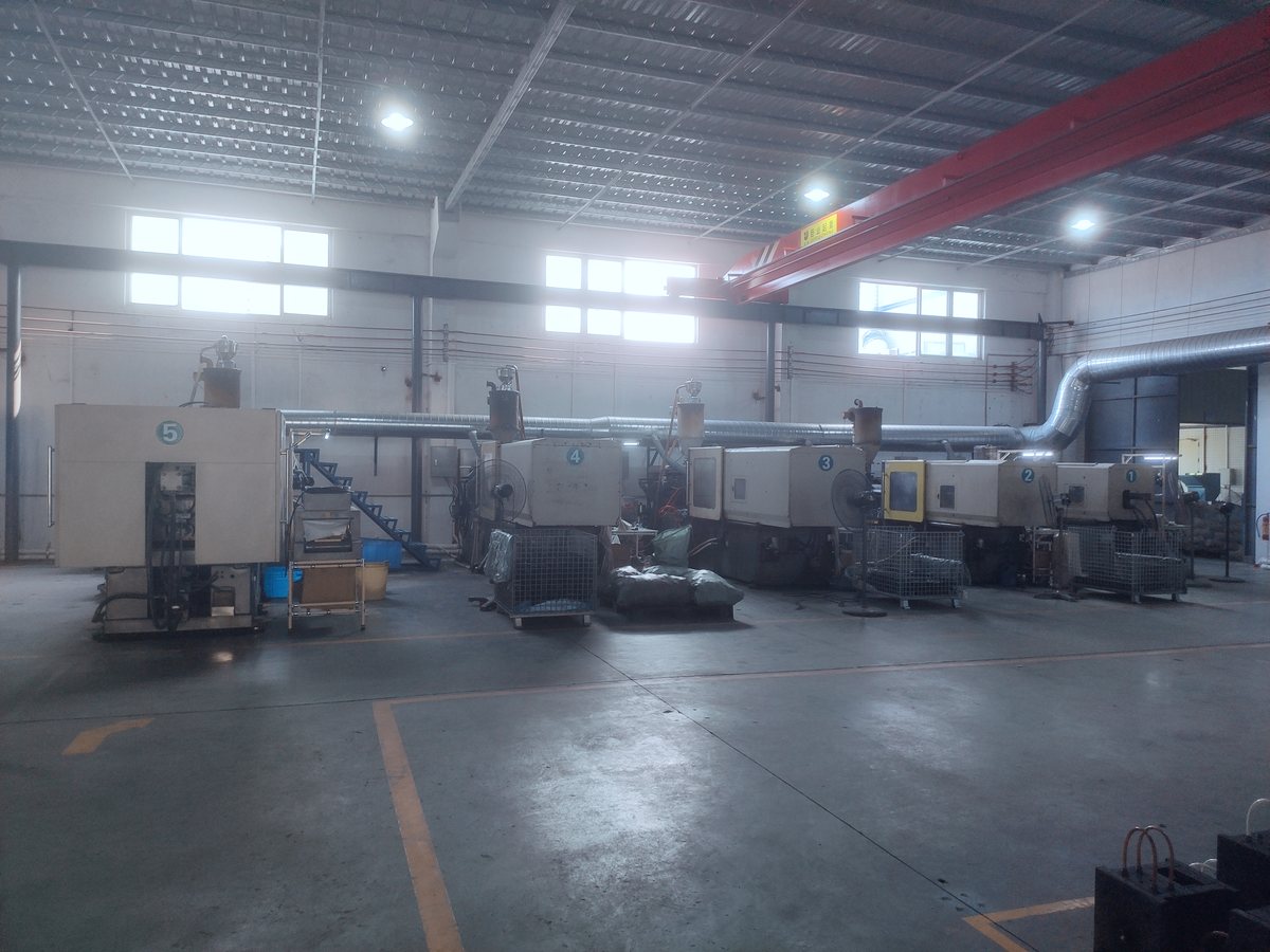 Injection moulding equipment used for castor wheel components